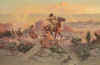 Hampton-ApachesAttackingPrescottStage.jpg (221870 bytes)